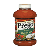 Prego  made with fresh mushrooms pasta sauce Full-Size Picture